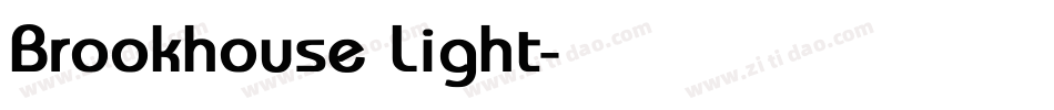 Brookhouse Light字体转换